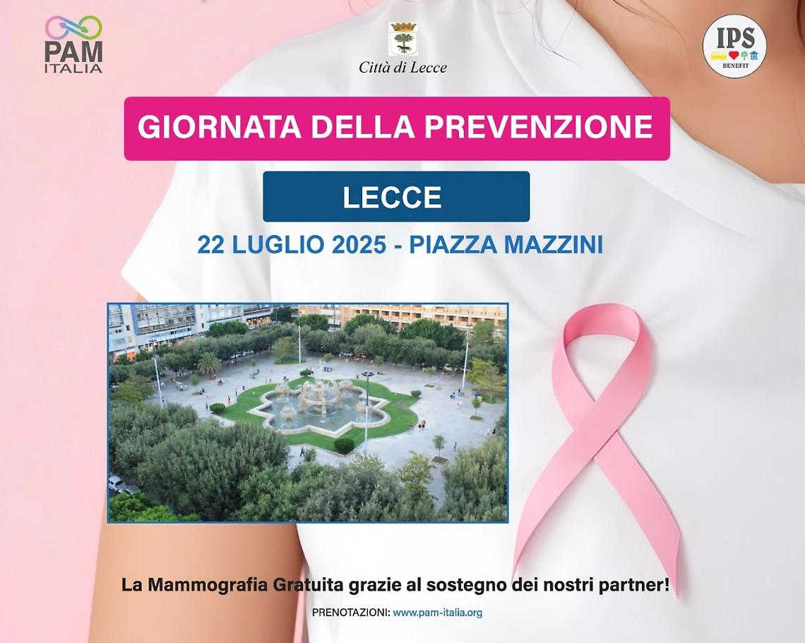 Mammografie gratuite in piazza Mazzini