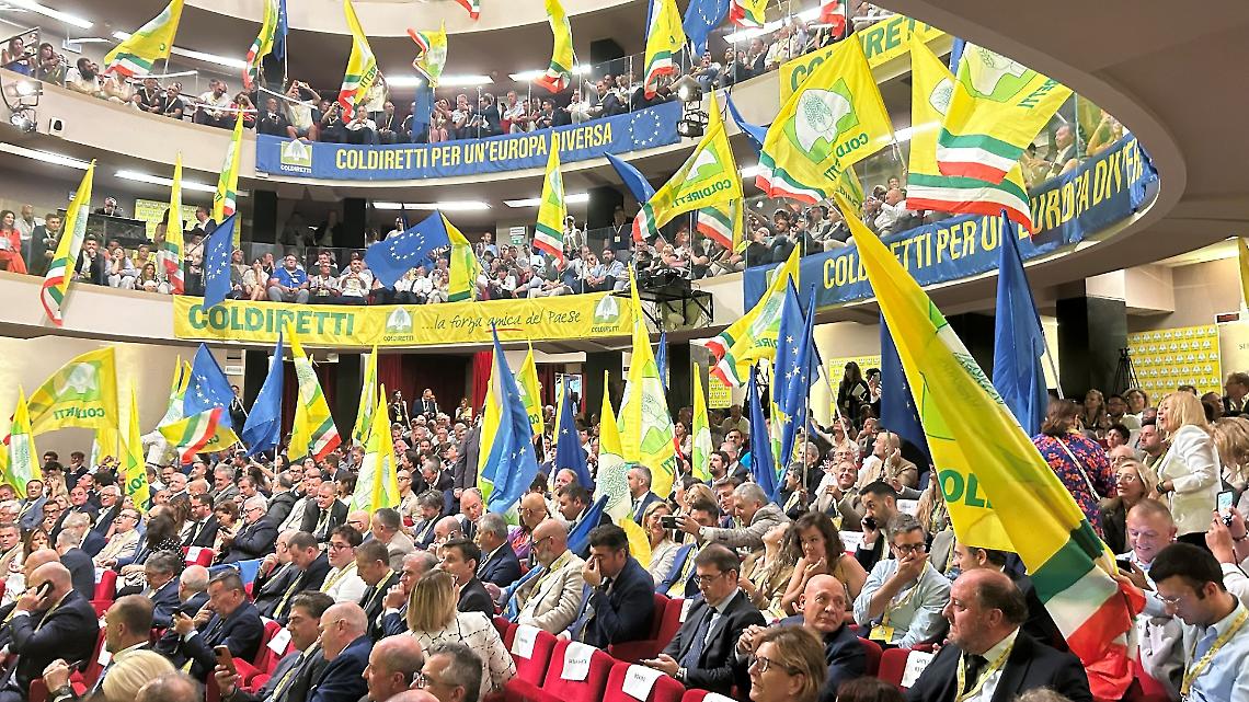 L'Assemblea Coldiretti su tagli PAC e fondo unico