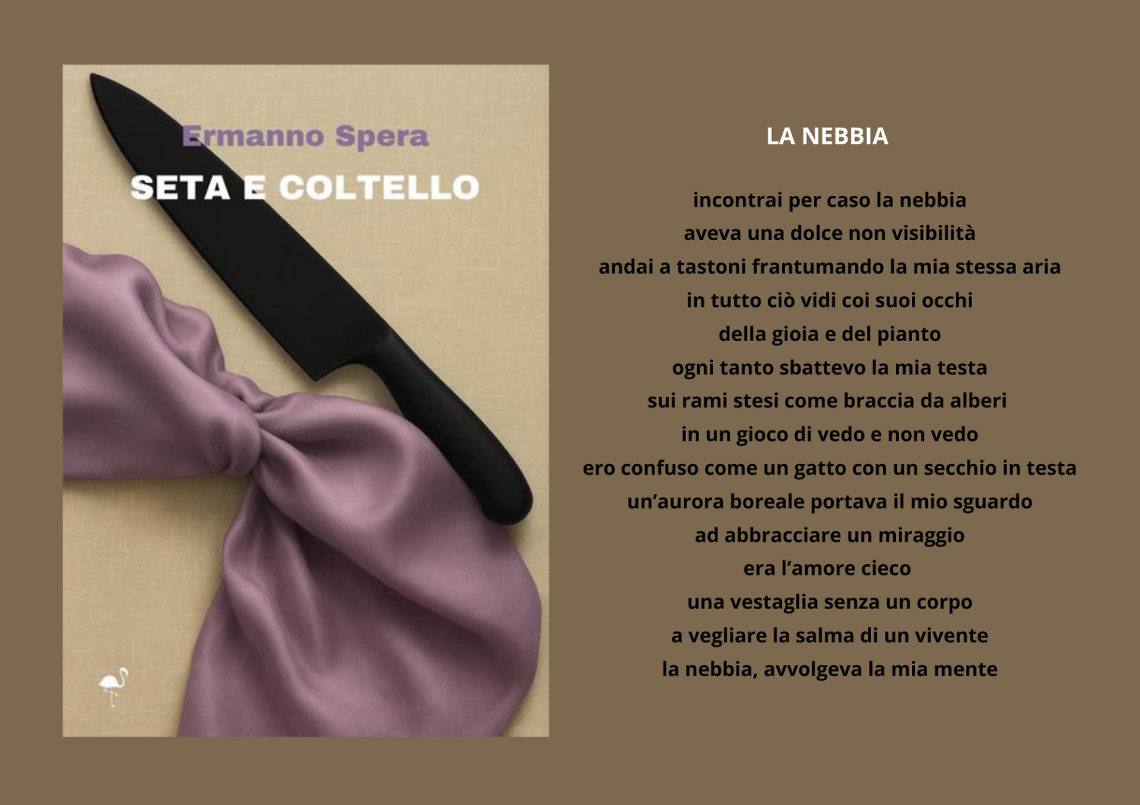 "Seta e coltello" la poesia come ferita e visione