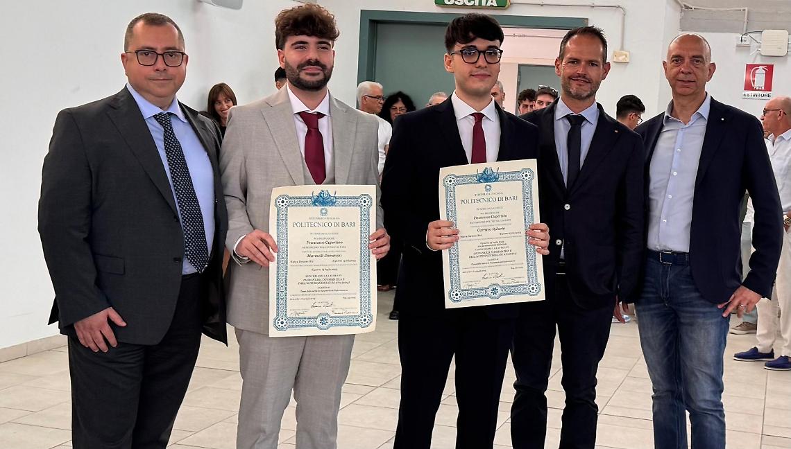 Roberto Carriero e Domenico Marinelli sono i primi due laureati  italiani del Percorso P-Tech IBM