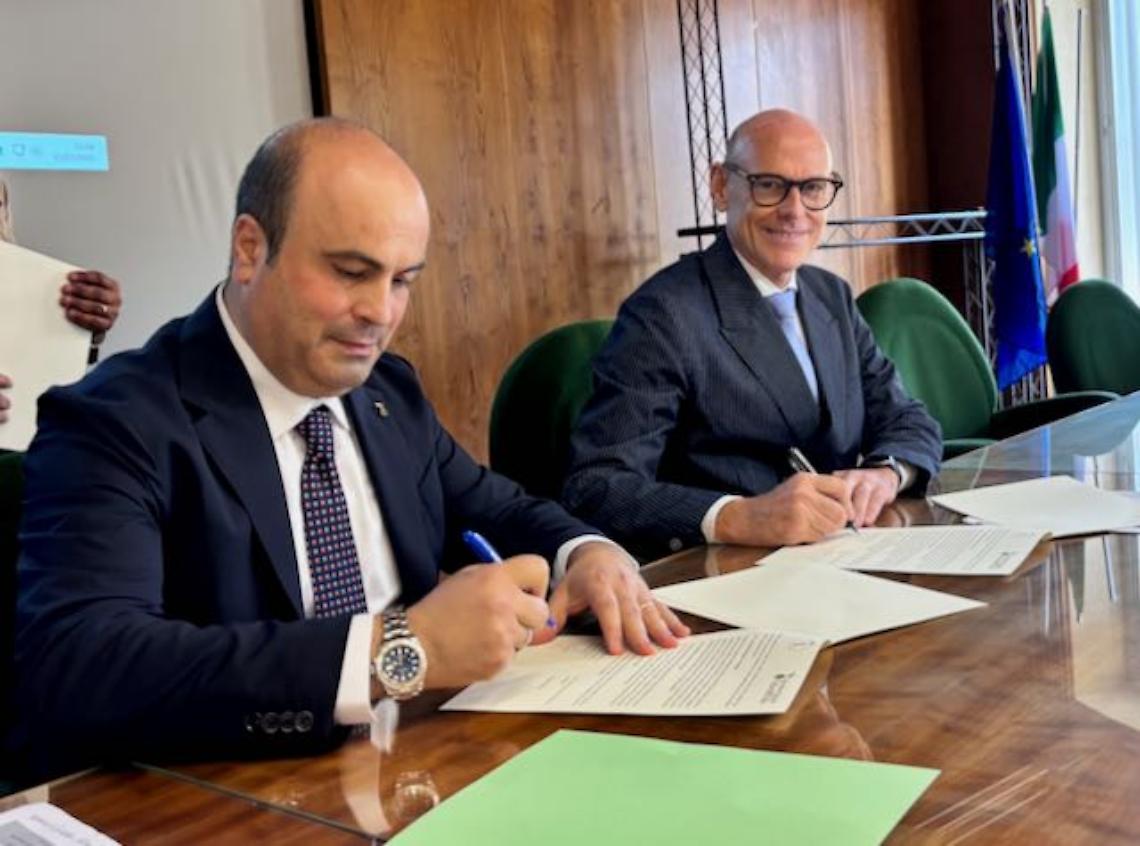 La sottoscrizione dell'accordo sull'oleoturismo