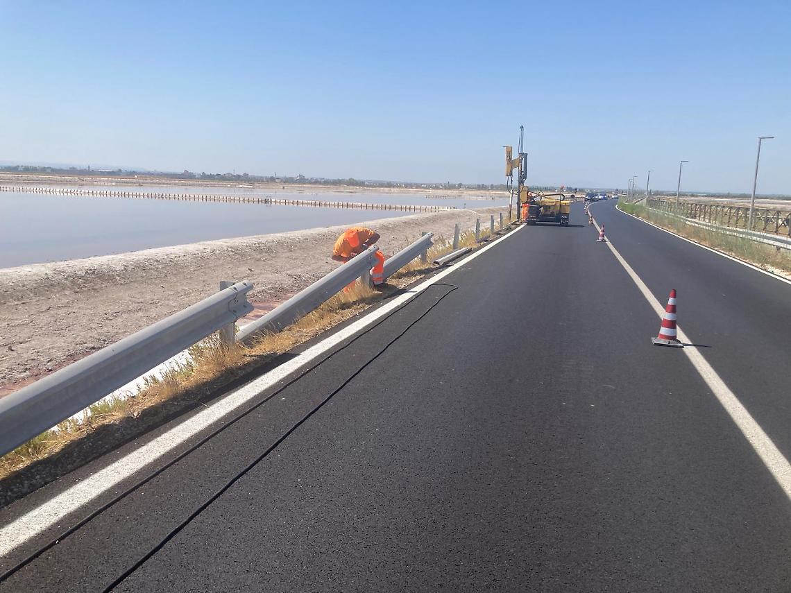 I lavori sulla Strada Provinciale 13 Saline