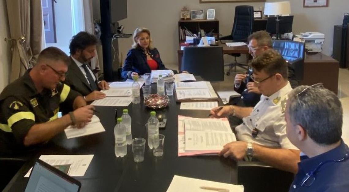 Vertice in Prefettura Bat 