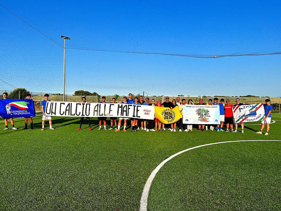 "Un Calcio alle Mafie", l’impegno di Azione Studentesca Bari
