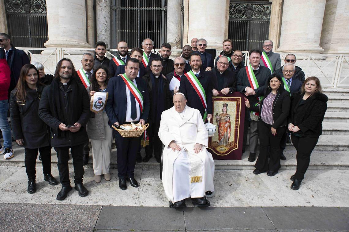 La Rete delle Città di Santa Domenica con Papa Francesco 