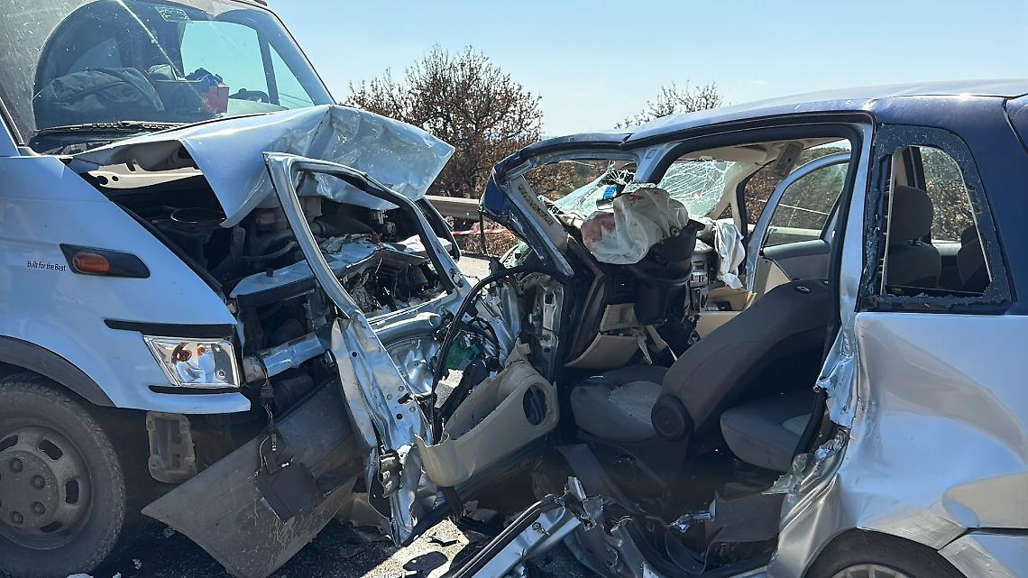 Incidente a Mottola sulla Statale 100 - foto di Francesco Manfuso