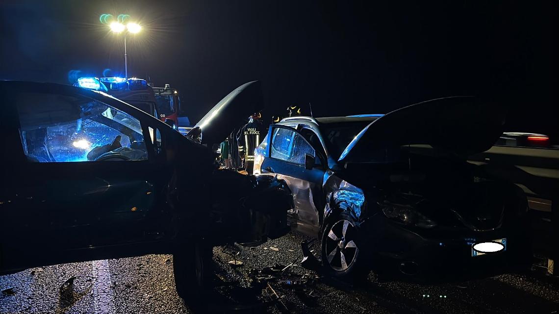 L'incidente di ieri sulla 106 a Taranto - foto di Francesco Manfuso