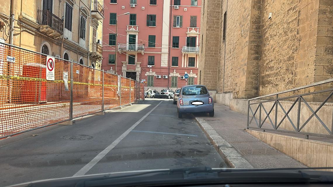 I lavori in via Criscuolo