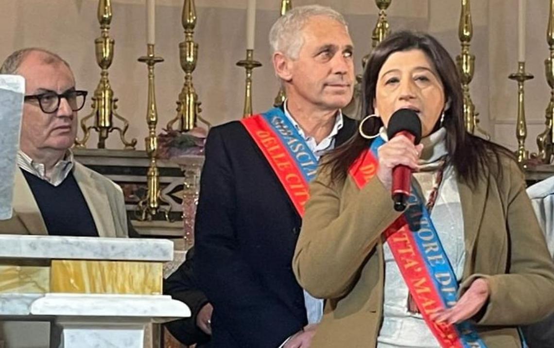 Grazia Pignatelli Presidente del Circolo MCL di Torricella e Michele Schifone Presidente Associazione Viticoltori Indipendenti