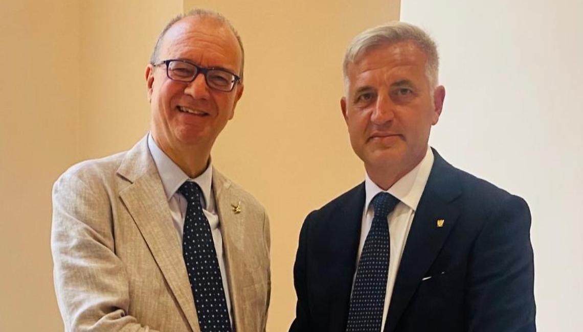 Giuseppe Valditara e Sergio Fontana
