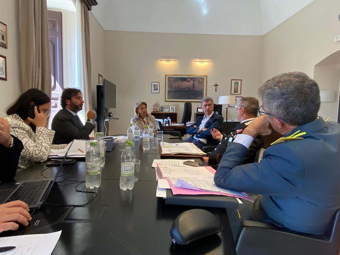 Vertice in Prefettura a Barletta