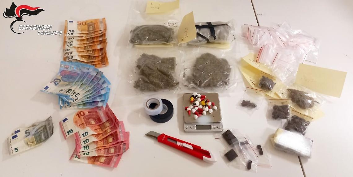 La droga sequestrata