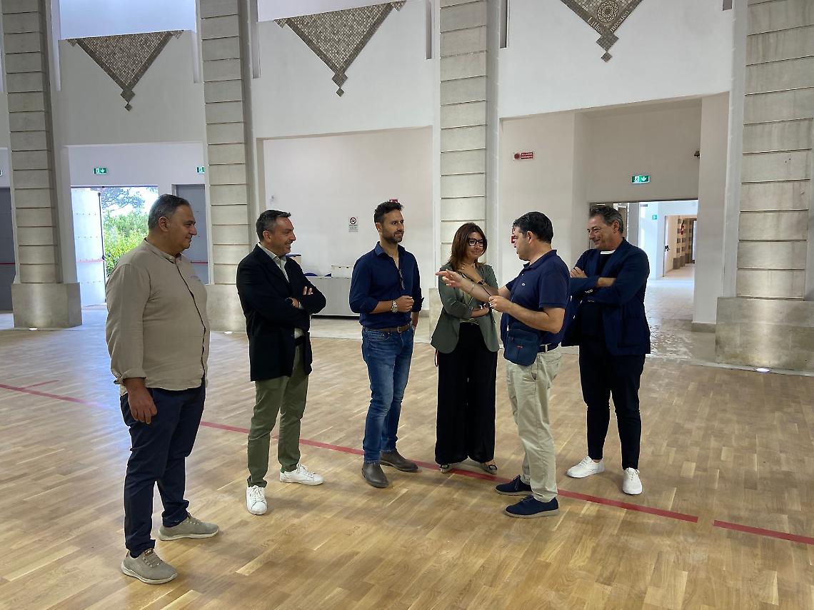 Sopralluogo al PalaWojtyla di Martina Franca