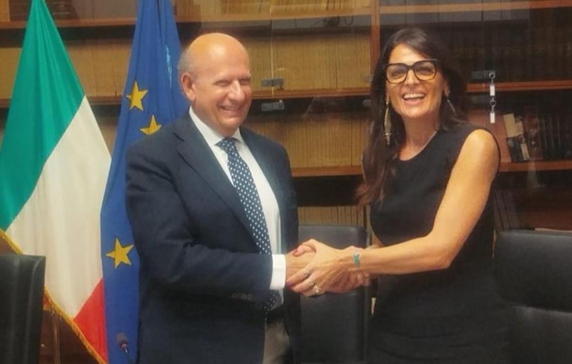 Vito Felice Uricchio e Milena Rizzo