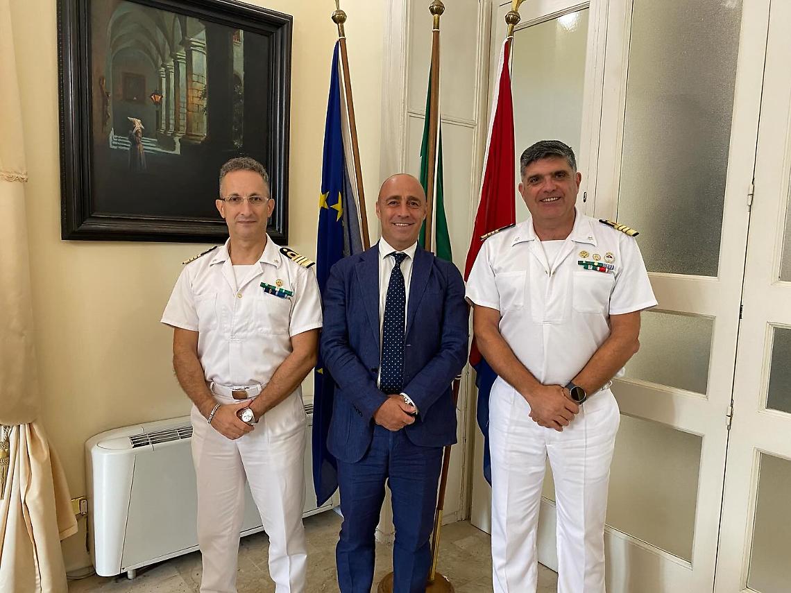 Piero Bitetti ha accolto Rosario Meo e Leonardo Deri