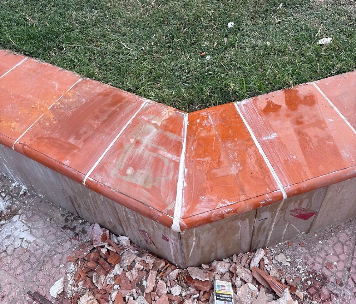 Interventi di manutenzione in Villa Marconi a Trinitapoli 