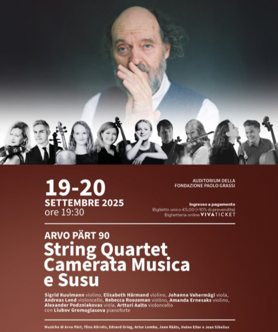 La locandina dell'evento