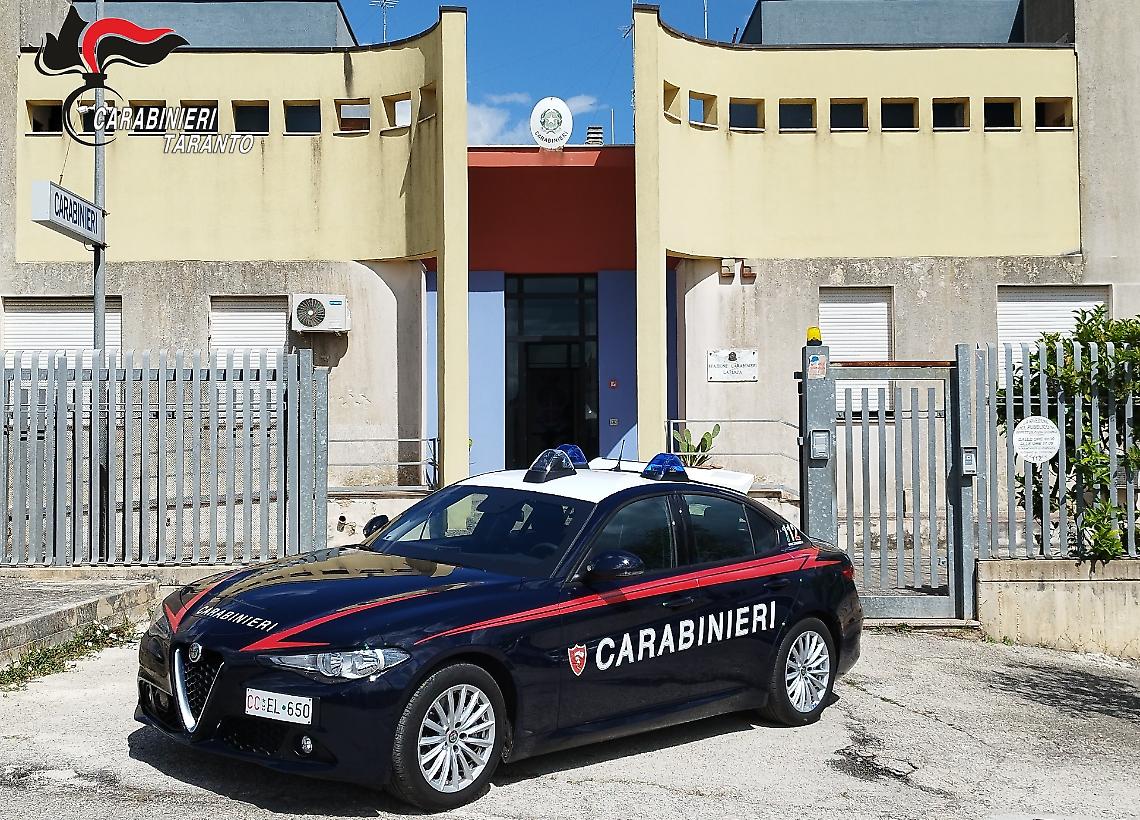 La caserma dei carabinieri di Laterza