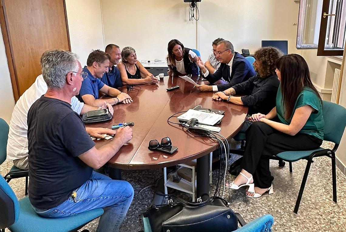 Incontro sul Palazzetto dello Sport di San Pio