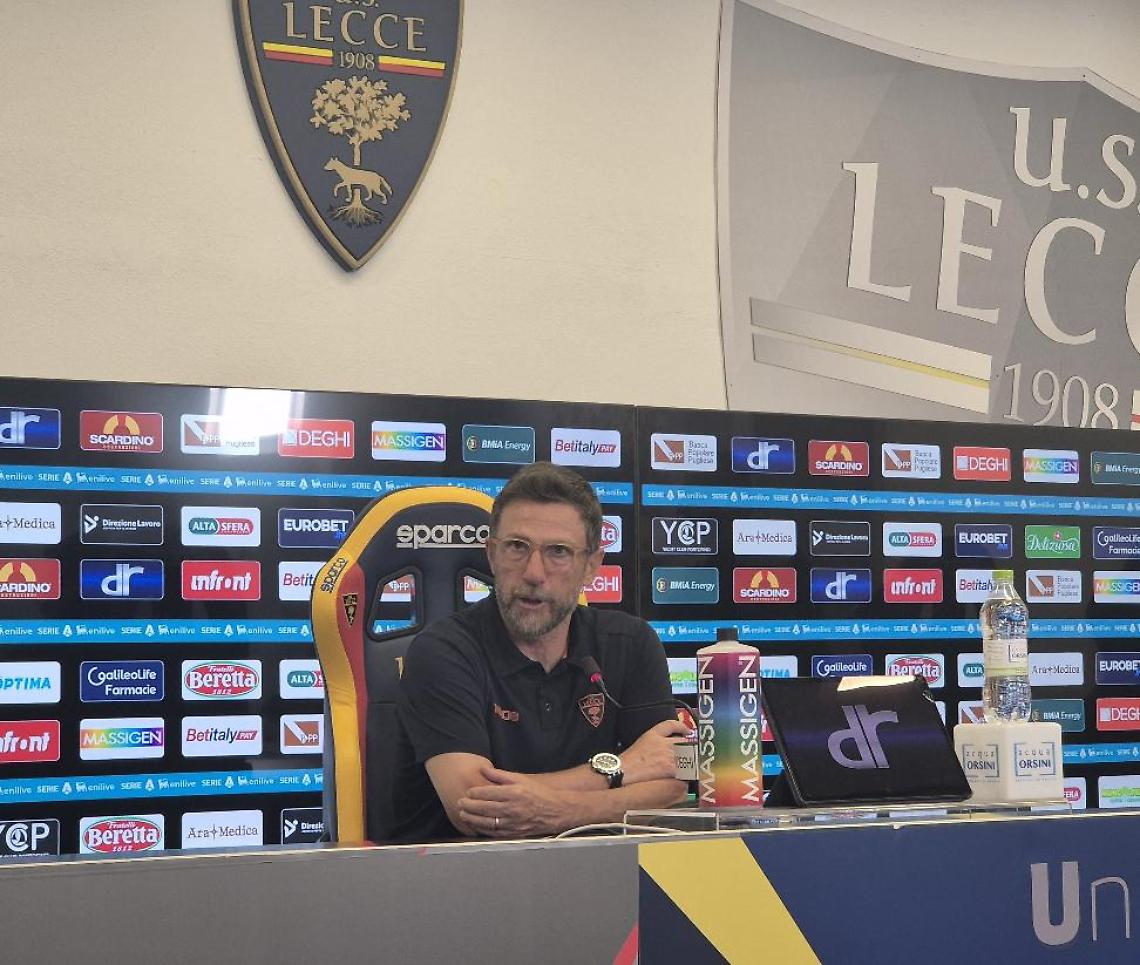 Eusebio Di Francesco nel dopo gara