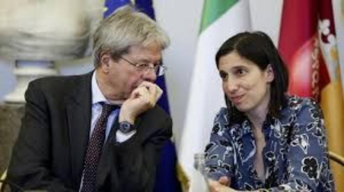Paolo Gentiloni e Elly Schlein 