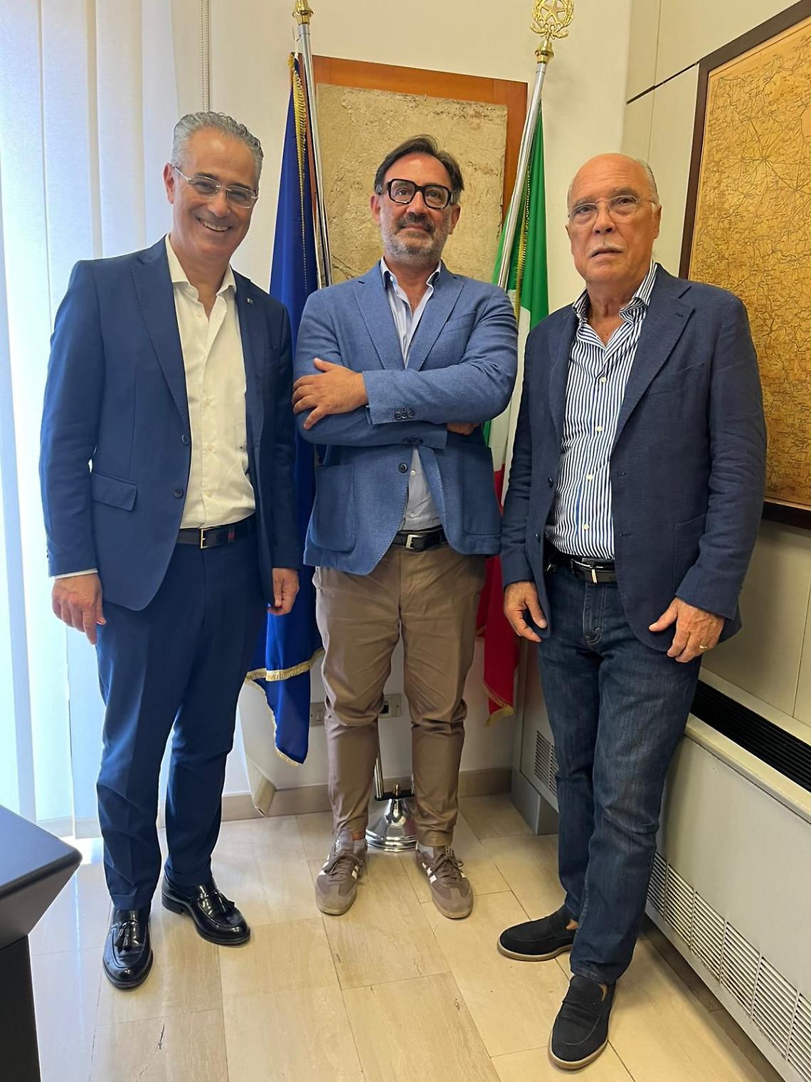 Dario Iaia incontra il nuovo Soprintendente di archeologia, belle arti e paesaggio di Taranto, Antonio Zunno