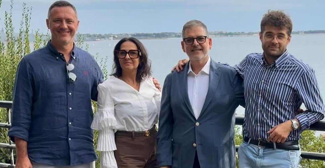 Da sin.: Alessandro Mariggiò, Marcella Candelli, Gianmichele Divella e Michele De Siati