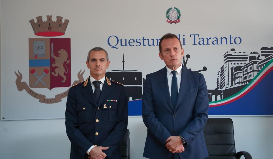 Antonio Serpico con il Questore Michele Davide Sinigaglia