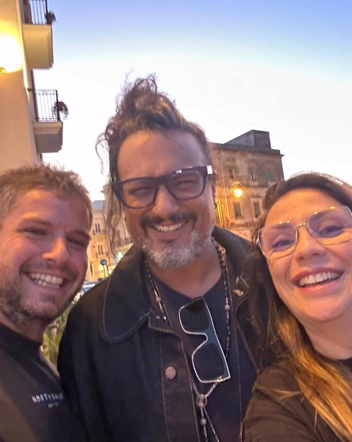 Alessandro Borghese intercettato a Taranto - foto di Anna d'Arcangelo
