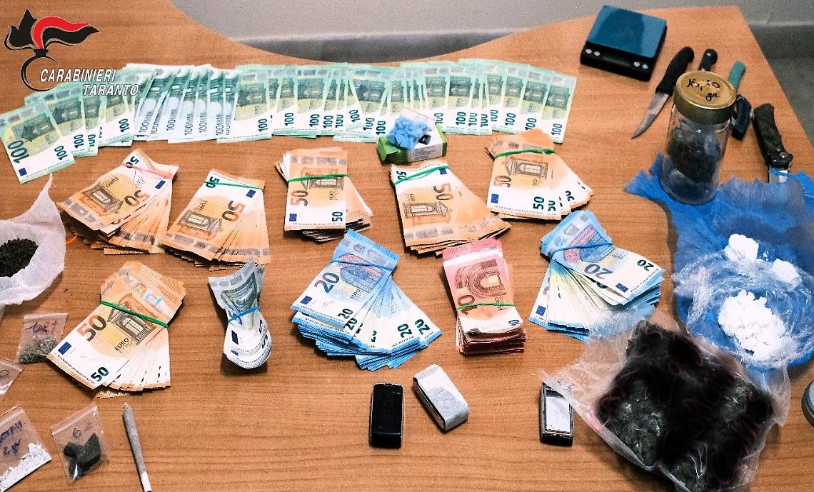 Droga e soldi sequestrati