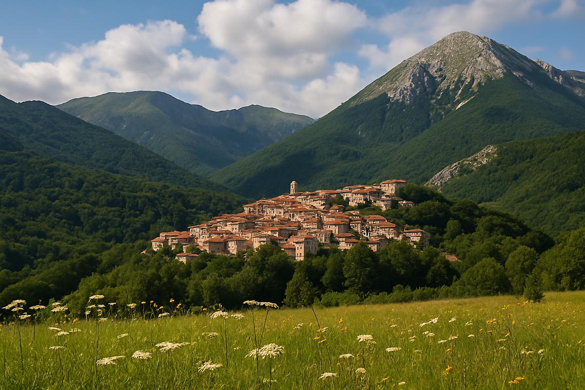 Un borgo medioevale delle aree interne