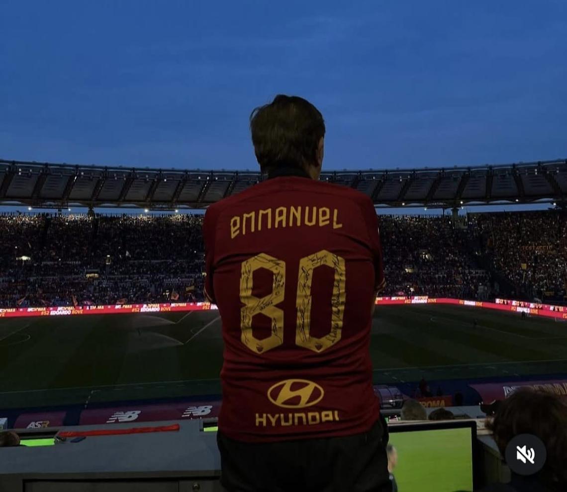 Emmanuel Miraglia, grande tifoso della Roma