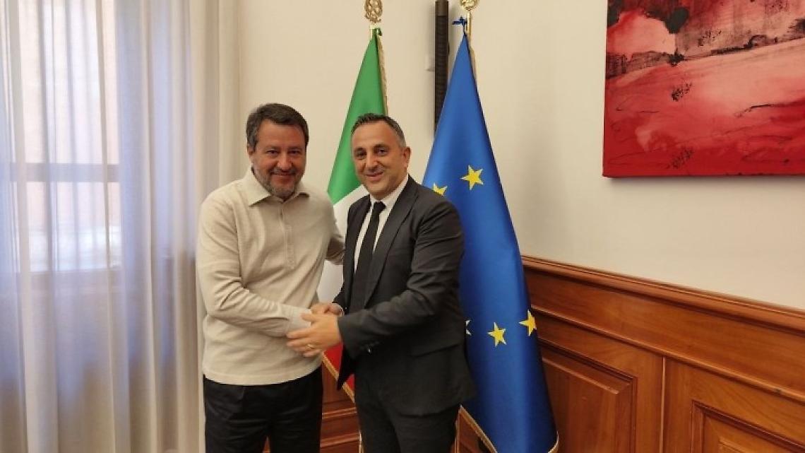 Matteo Salvini e Erhan Ciloglu