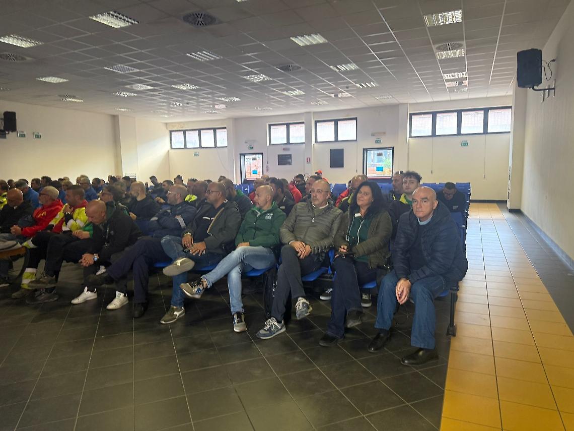 La riunione del Consiglio di Fabbrica di questa mattina all'ex Ilva