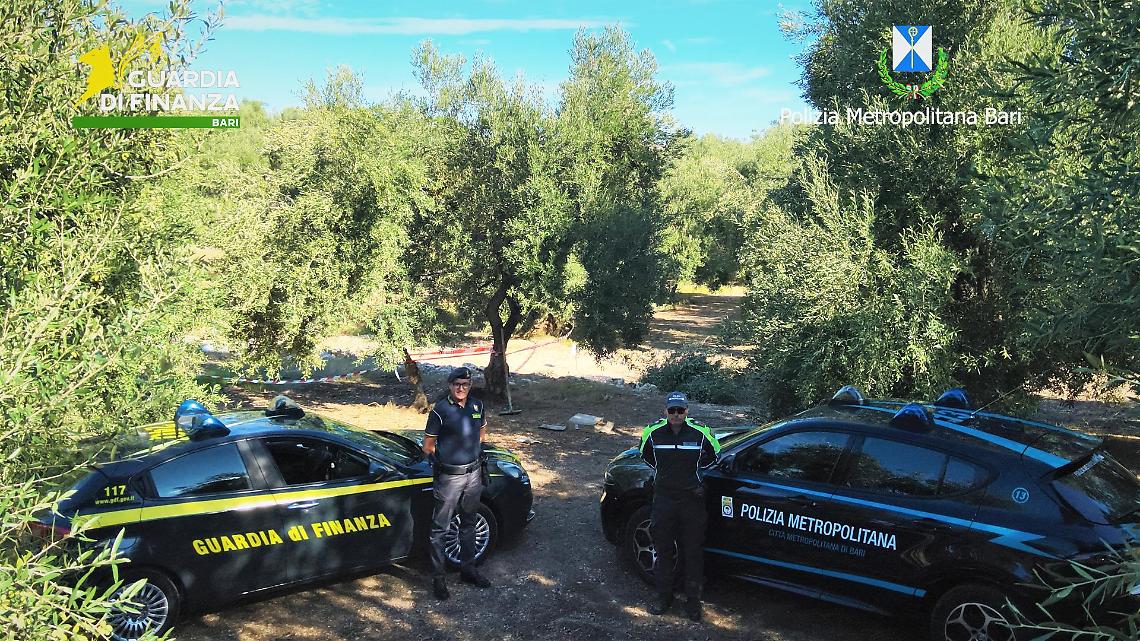 La Guardia di Finanza e la Polizia Metropolitana a Molfetta