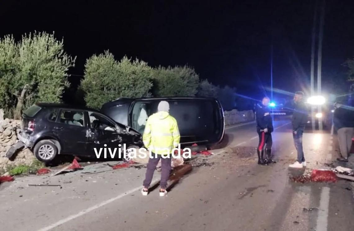 Maxi-incidente sulla SS 172 tra Locorotondo e Fasano - foto Vivilastrada