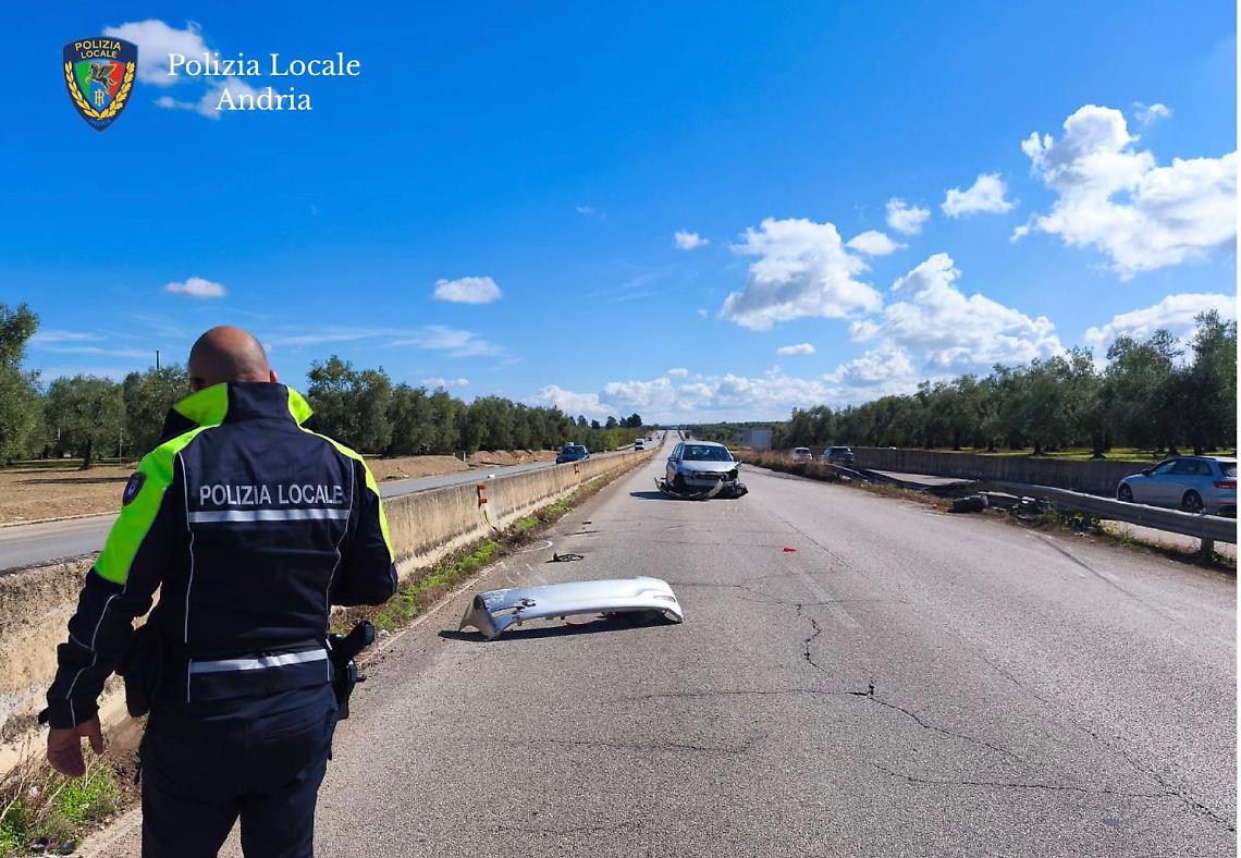 Incidente stradale sulla ex Statale 98 ad Andria