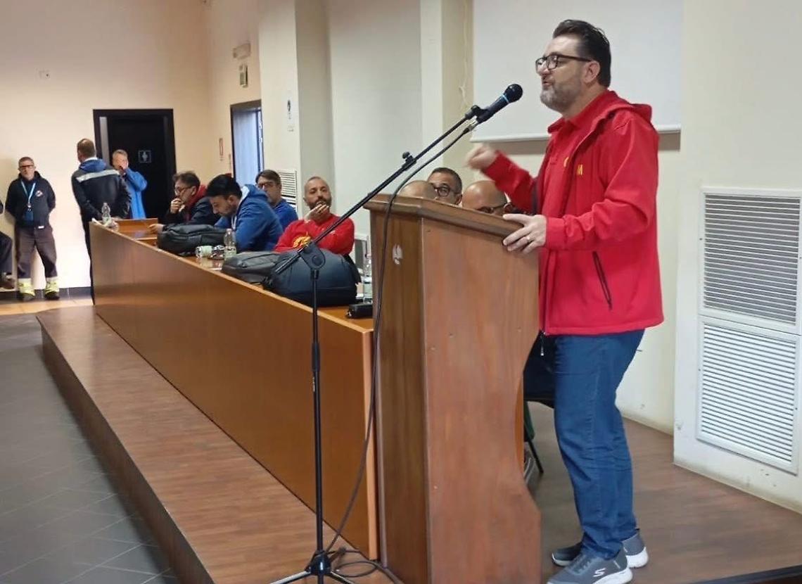 Loris Scarpa, responsabile nazionale siderurgia Fiom-Cgil