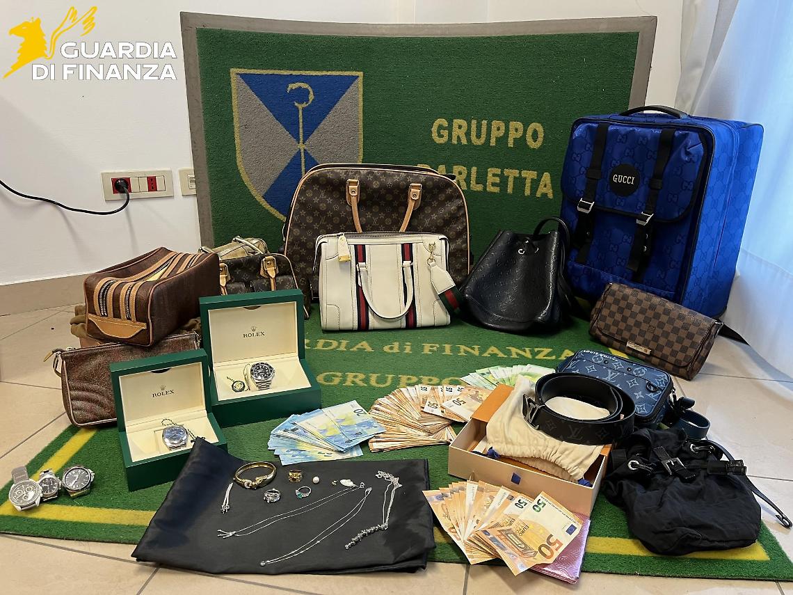 L'operazione della Guardia di Finanza di Barletta