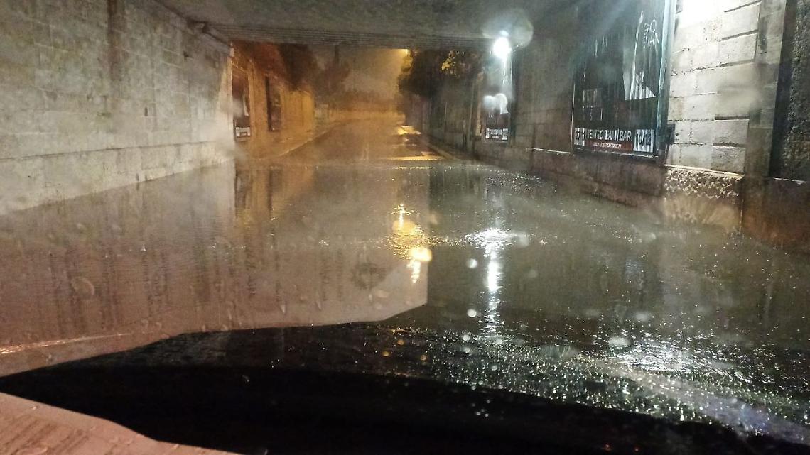 Allagato il sottovia di via Bruno Buozzi a Bari