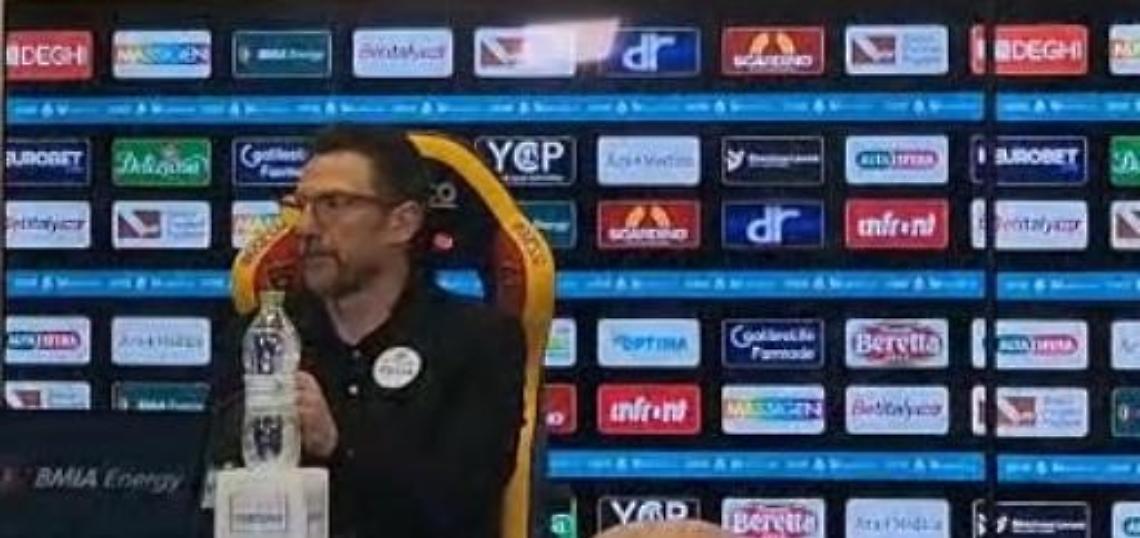 Eusebio Di Francesco nel dopo gara