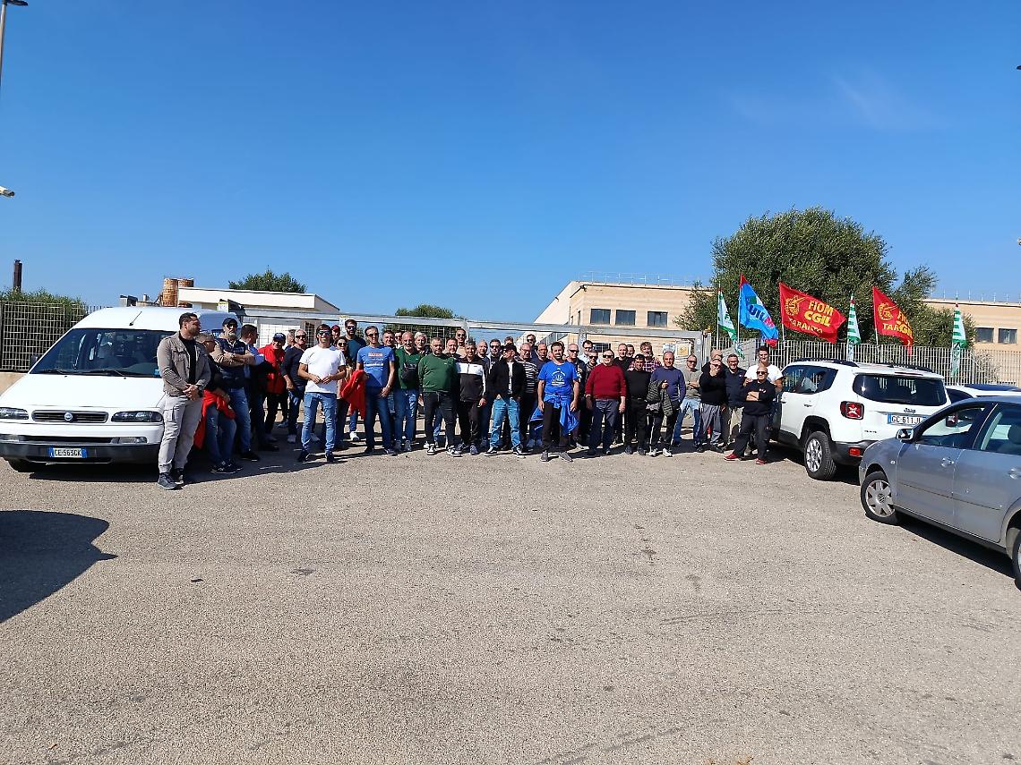 Hiab, lavoratori in presidio