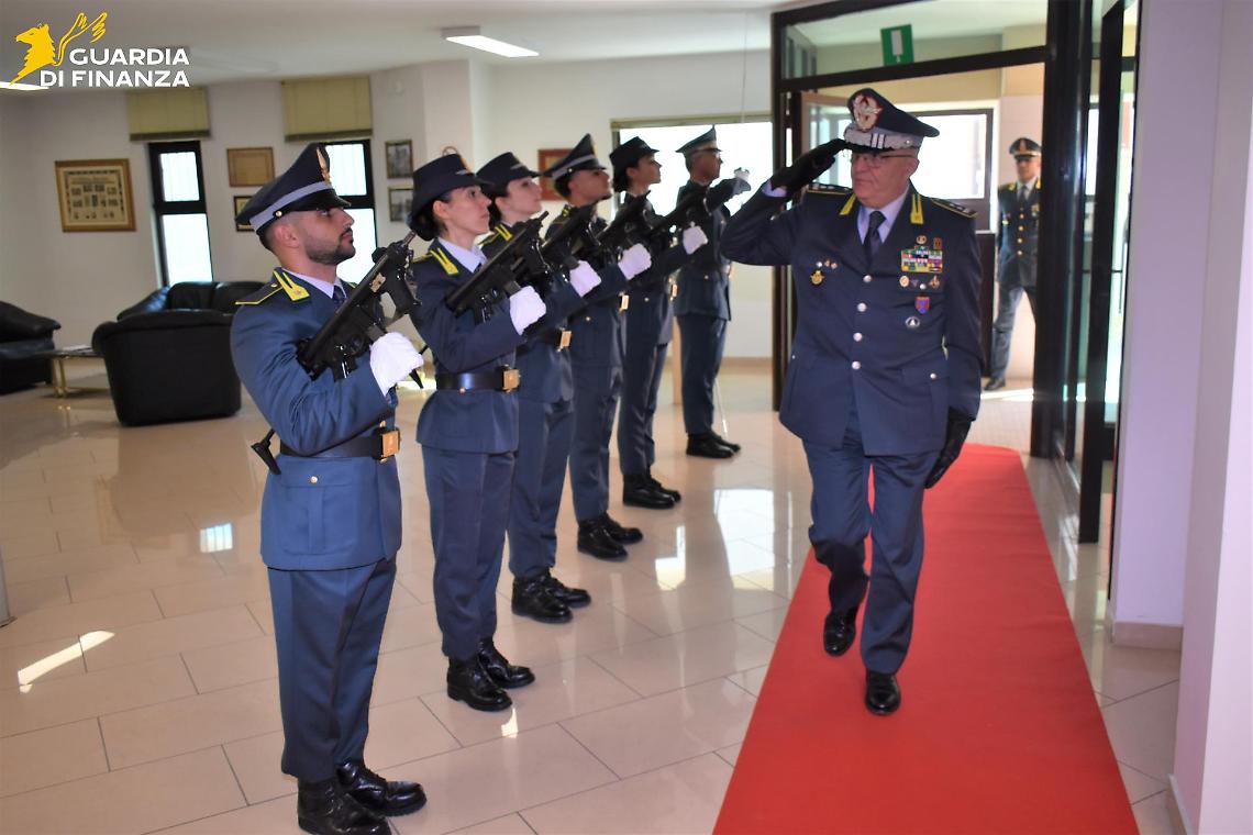 Il generale Geremia in visita al Comando della Guardia di Finanza di Barletta-Andria-Trani