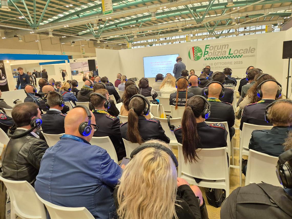 Forum nazionale Polizia locale a Bergamo