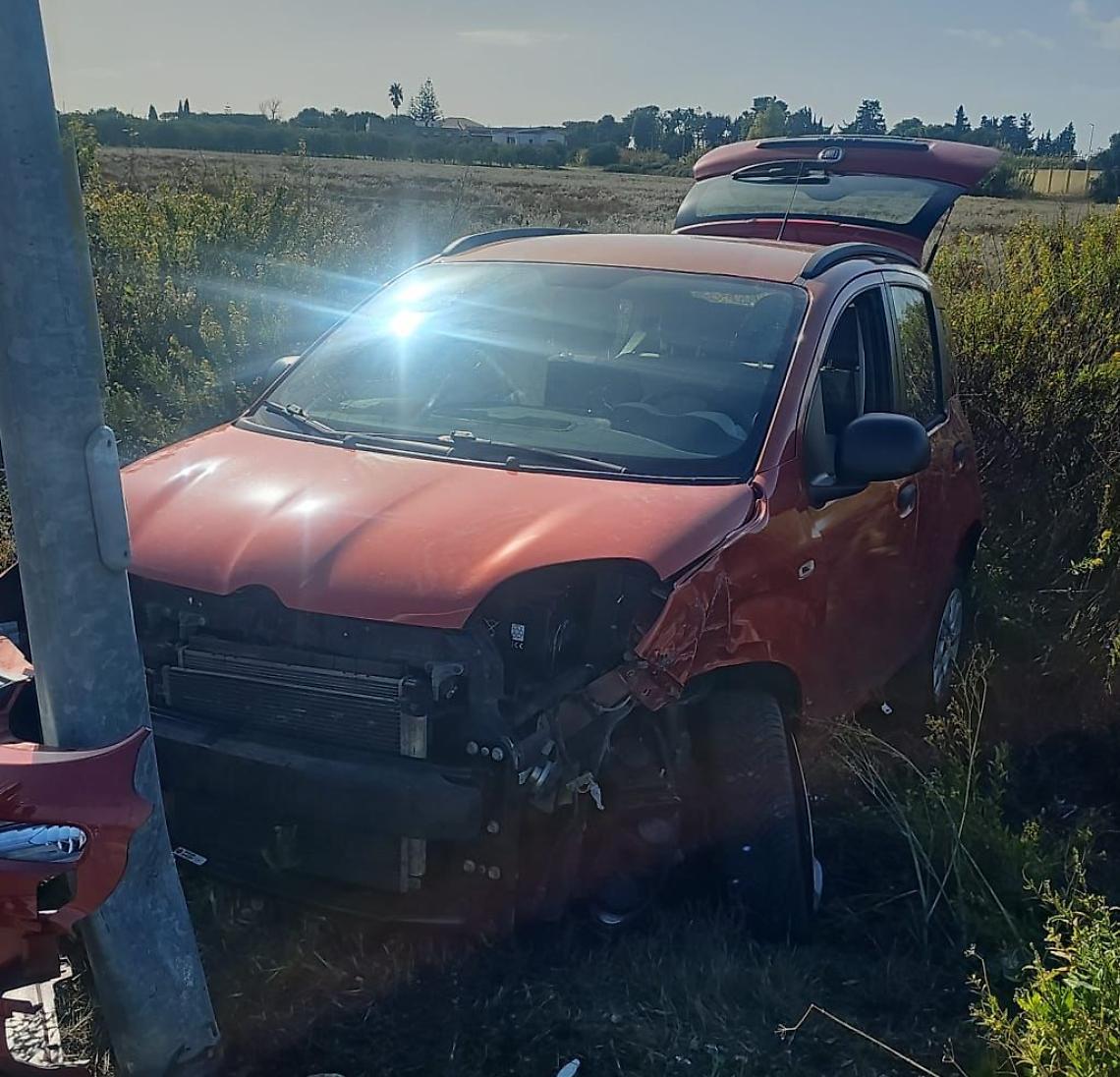 Incidente sulla Strada Provinciale 100 - foto di Francesco Manfuso
