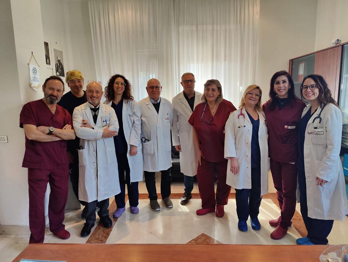 Il team di Nefrologia e Dialisi del Santissima Annunziata di Taranto