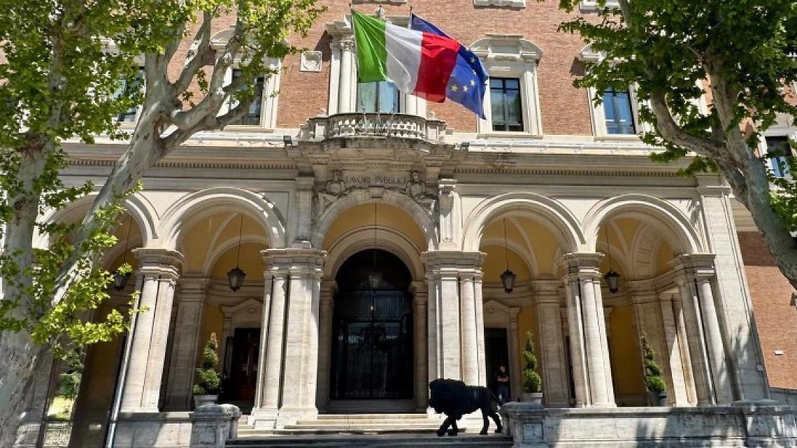 La sede del Ministero dei Trasporti a Roma