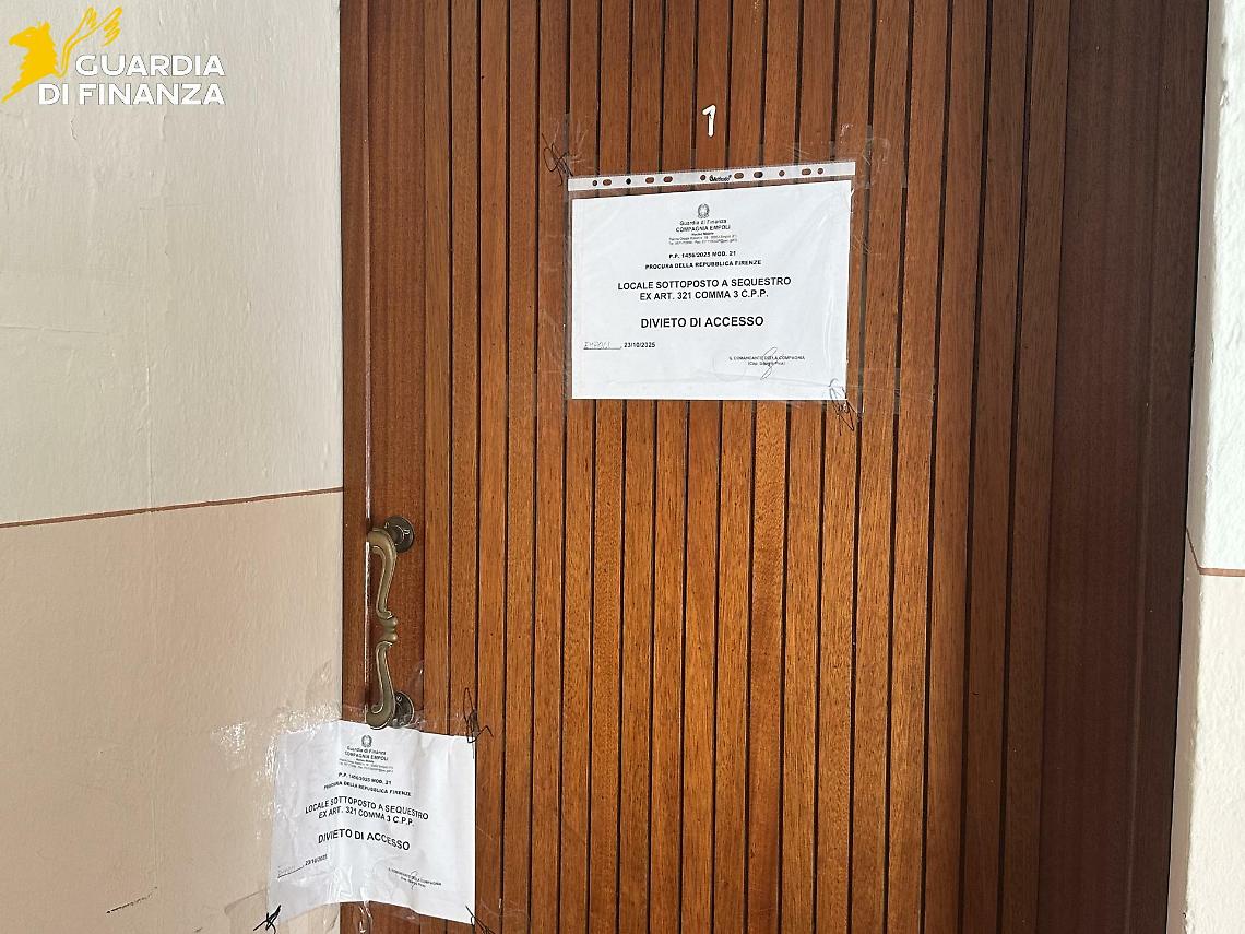 I sigilli apposti dalla Guardia di Finanza