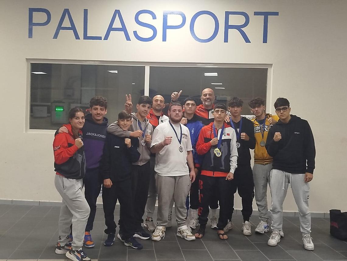  I ragazzi della BTF Team di San Giorgio Jonico