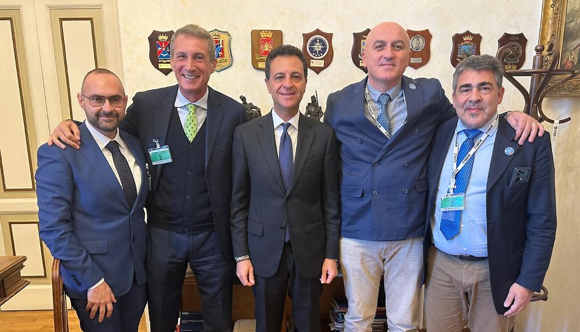 Delegazione Siulm con On. Antonino Minaudo